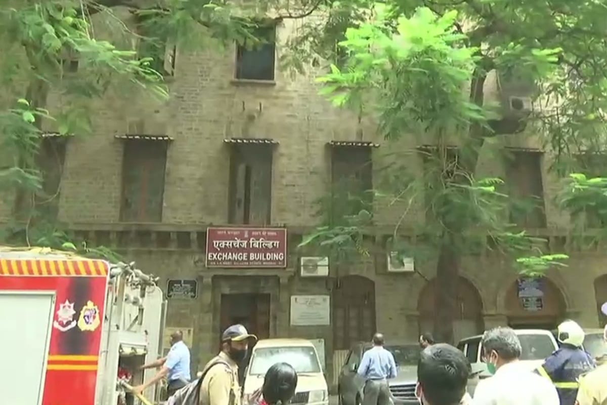 Mumbai ncb office fire news Exchange Building at Ballard Estate houses ncb office sushant rhea drugs case