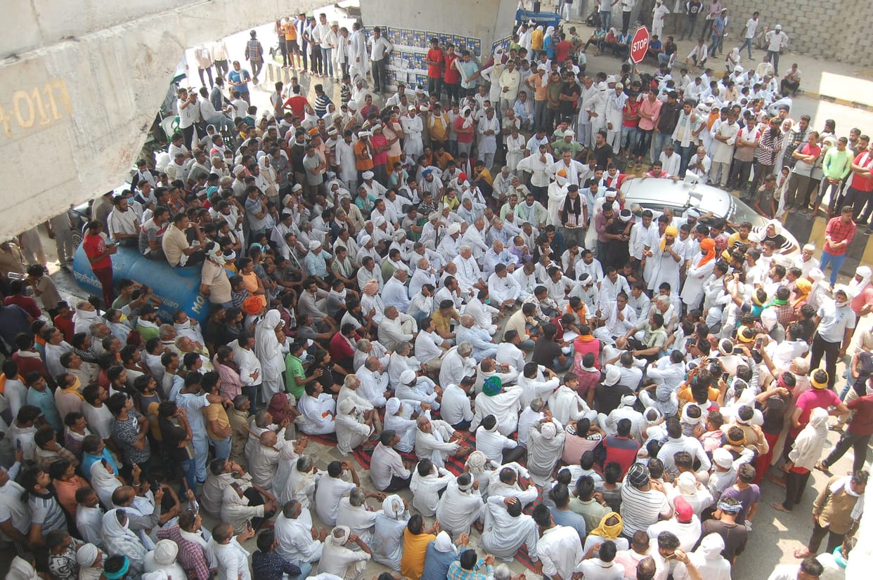 farmer protest