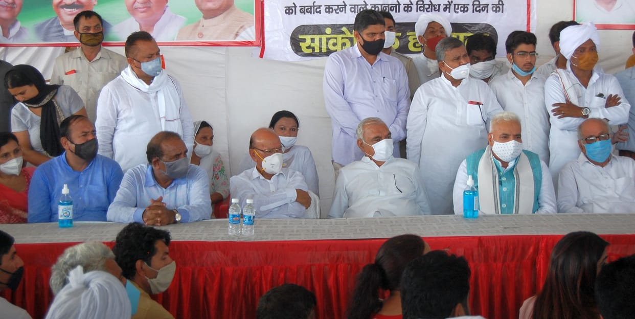 Congress along with farmers, MSP Guarantee Act brought government in agitation against Bill : Hooda