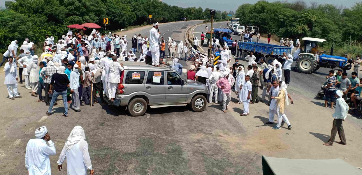 protest against agriculture bill, farmers, sonipat