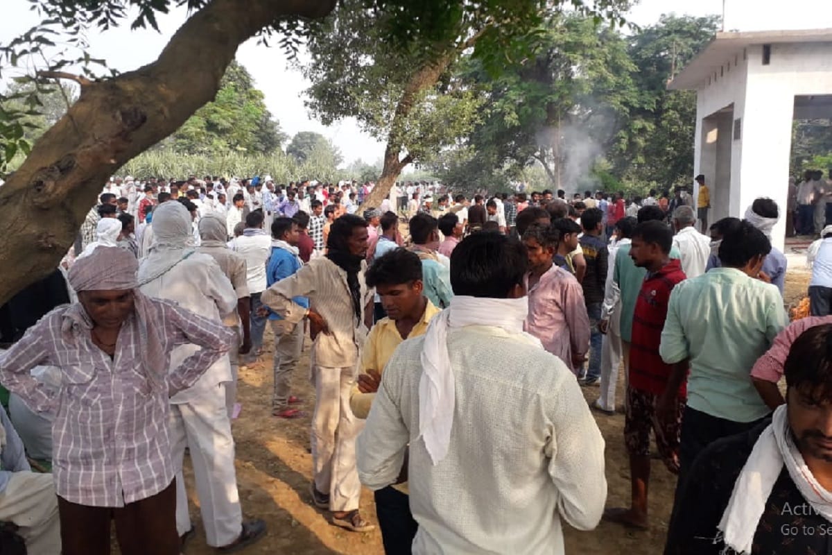 UP News: Four bodies were cremated in a village at Muzaffarnagar district