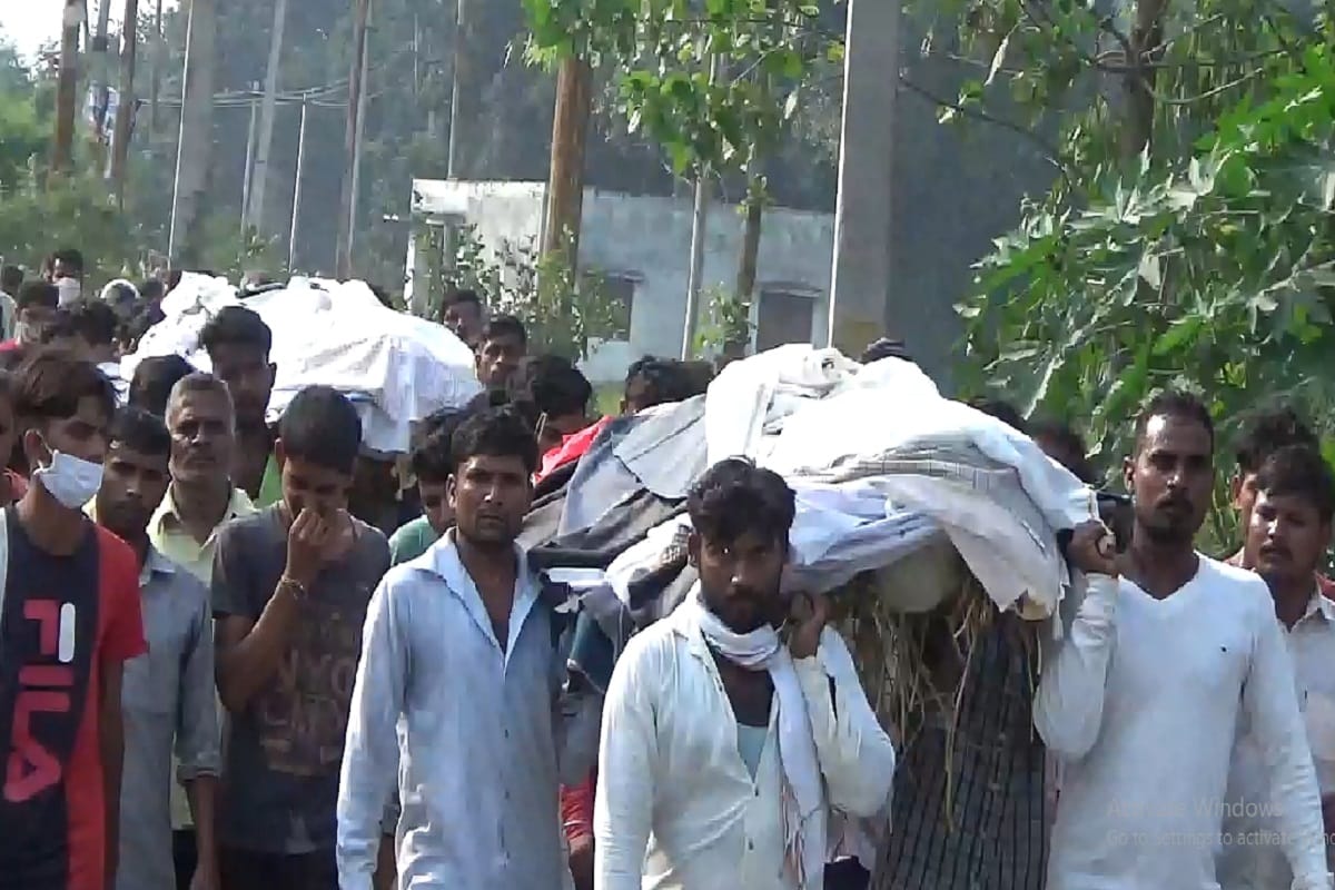 UP News: Four bodies were cremated in a village at Muzaffarnagar district