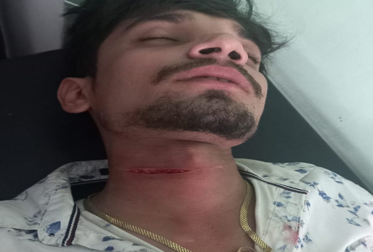 Businessman injured in Chinese grip in Prayagraj news allahabad