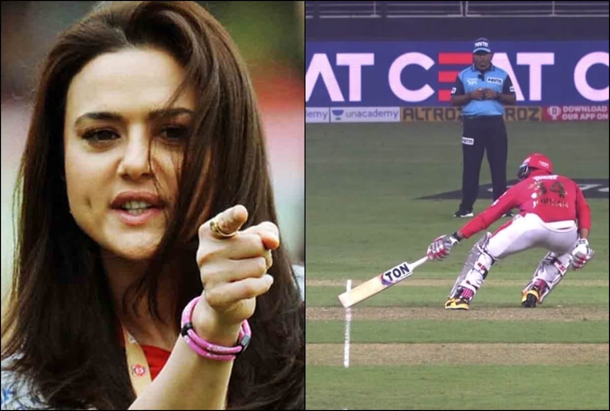IPL 2020 News in Hindi: Preity Zinta fumes as umpiring mistake costs Kings XI Punjab their game against Delhi Capitals
