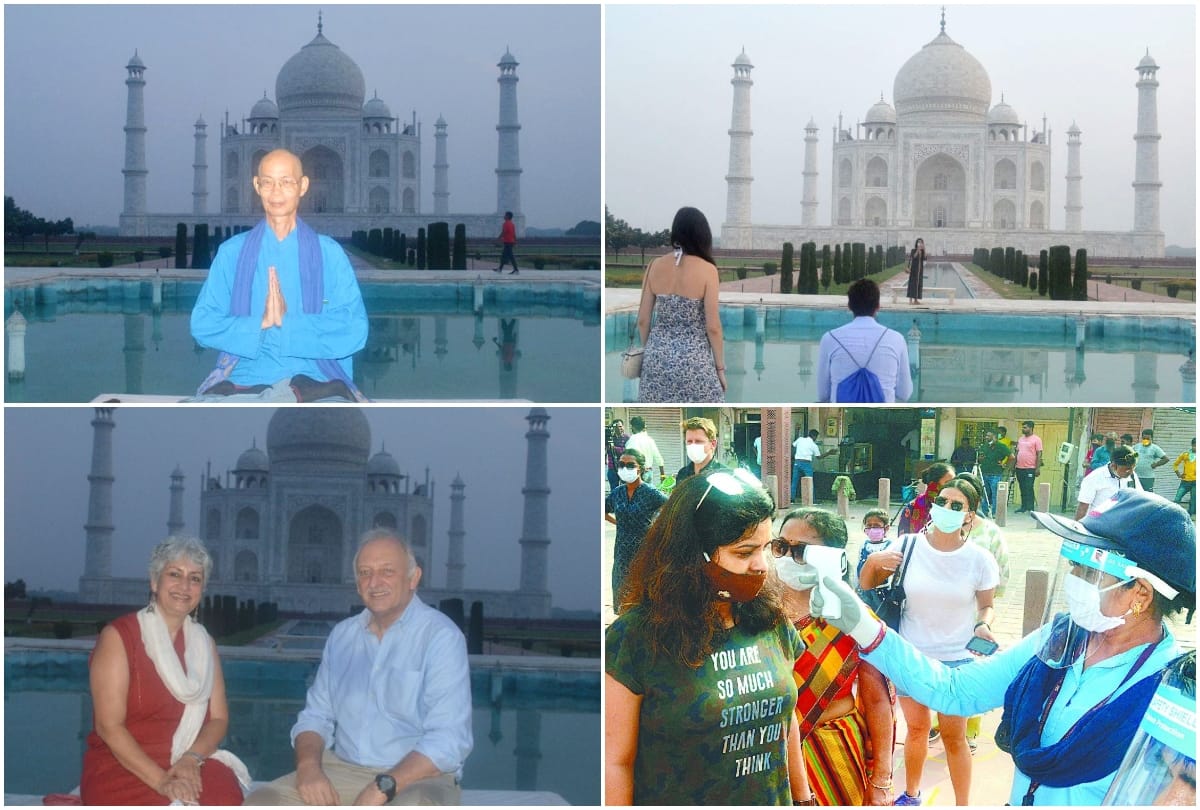 Taj Mahal re opens: firts day 1235 tourists visits Taj Mahal