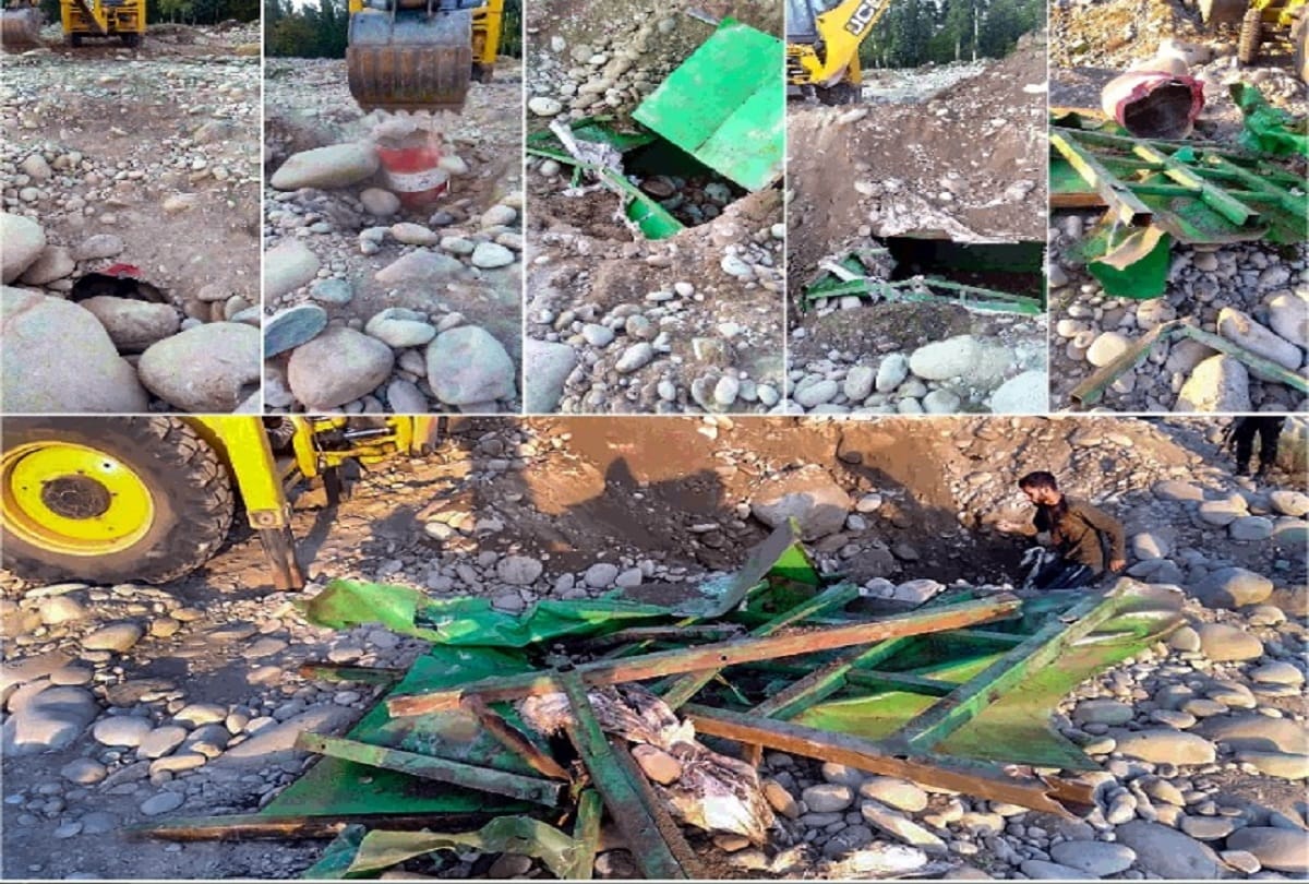 Underground bunkers recovered by army in Pulwama and Shopian districts of Kashmir