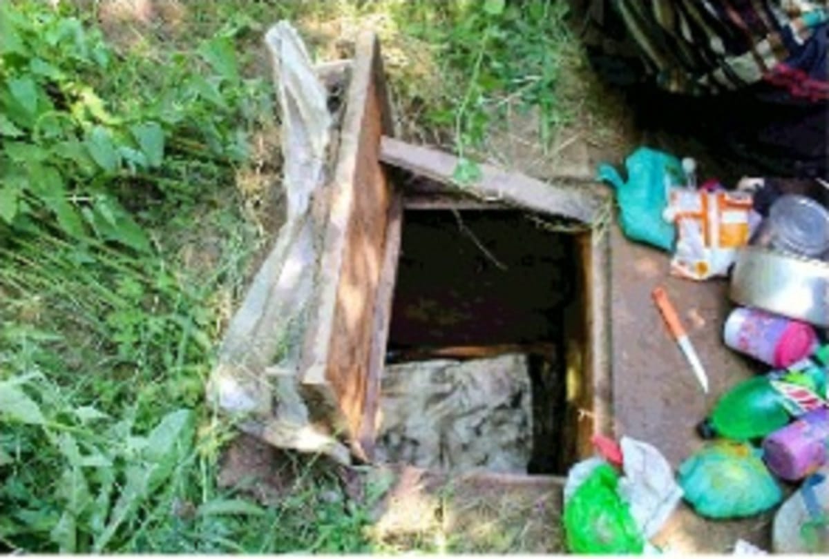 Underground bunkers recovered by army in Pulwama and Shopian districts of Kashmir