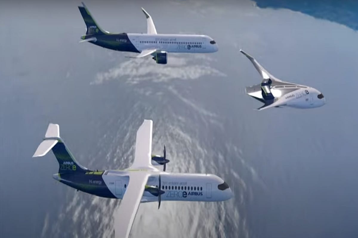 airbus ZEROe concept To Start hydrogen Powered Aircraft by 2035