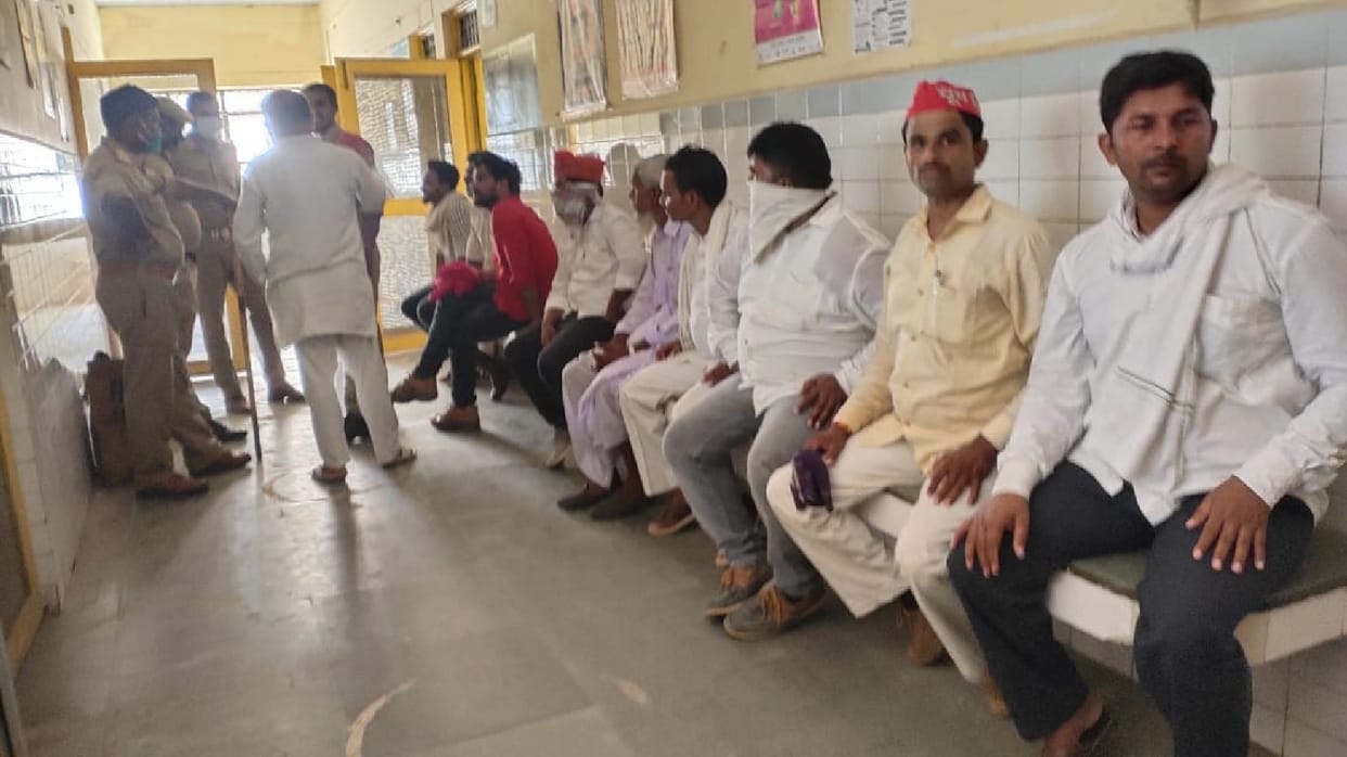 Case against 42 SP activists for demonstrating, 12 arrested