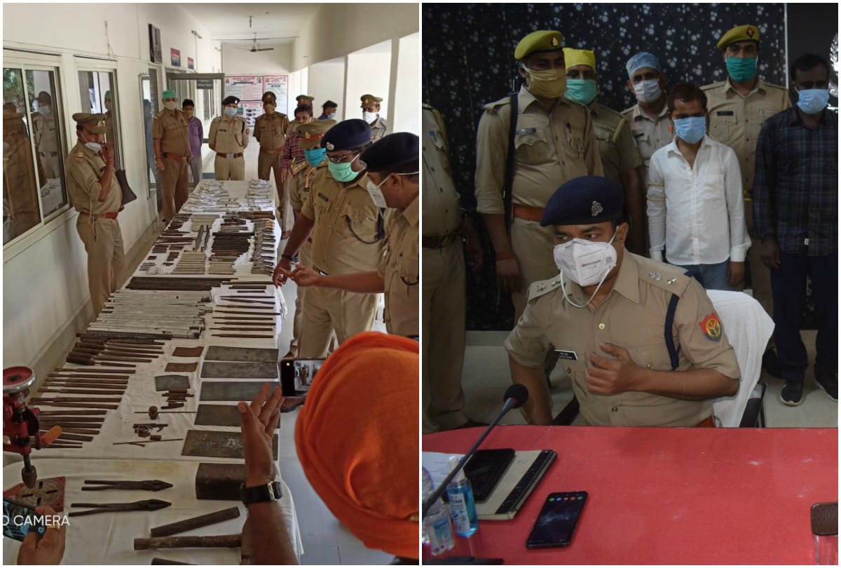 Firozabad Police Raid Illegal Weapons Factory Crime News
