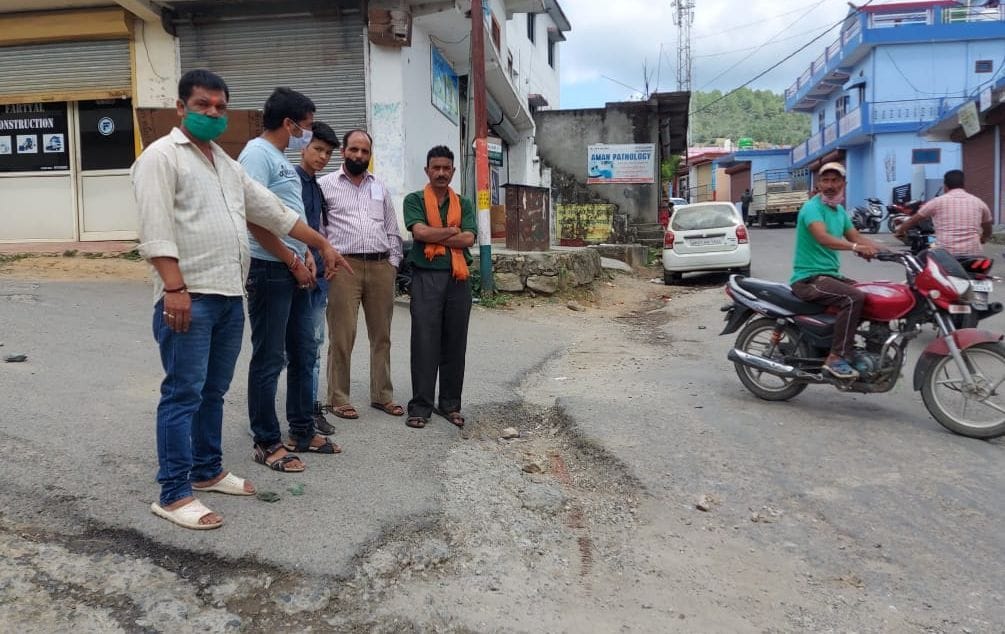 Bad Road in Lohaghat