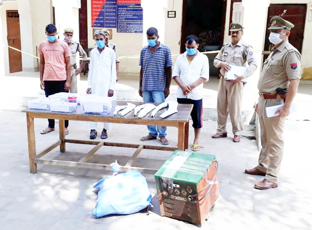 Illegal arms factory caught, four arrested