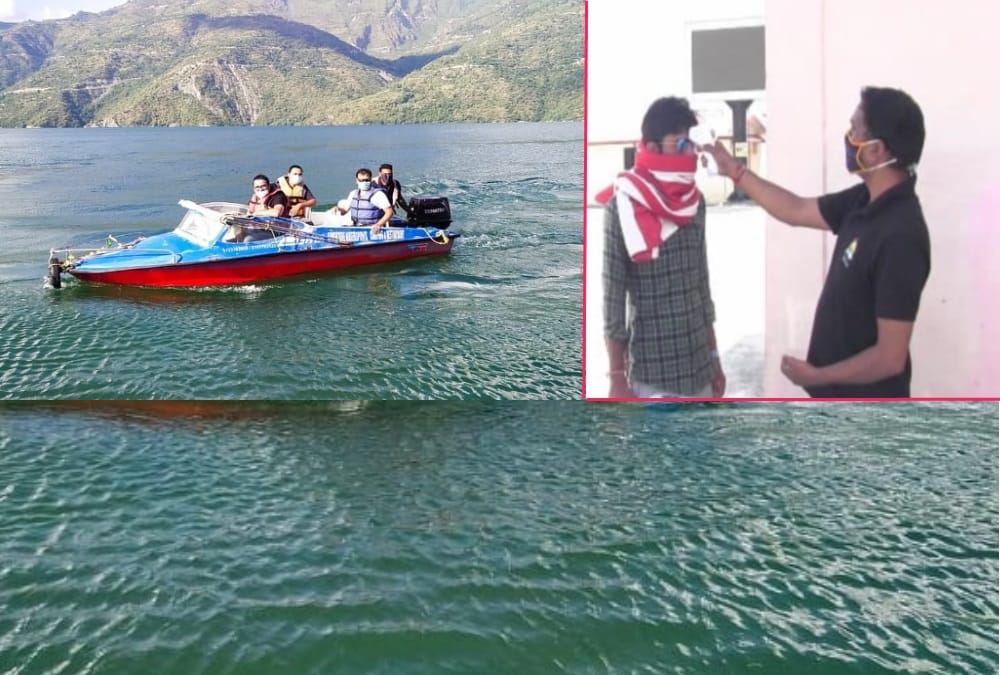 Unlock 4 in Uttarakhand: Boating Start in tehri lake after six Month, Visuals