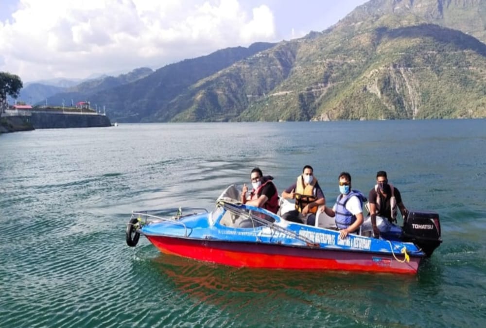 Unlock 4 in Uttarakhand: Boating Start in tehri lake after six Month, Visuals