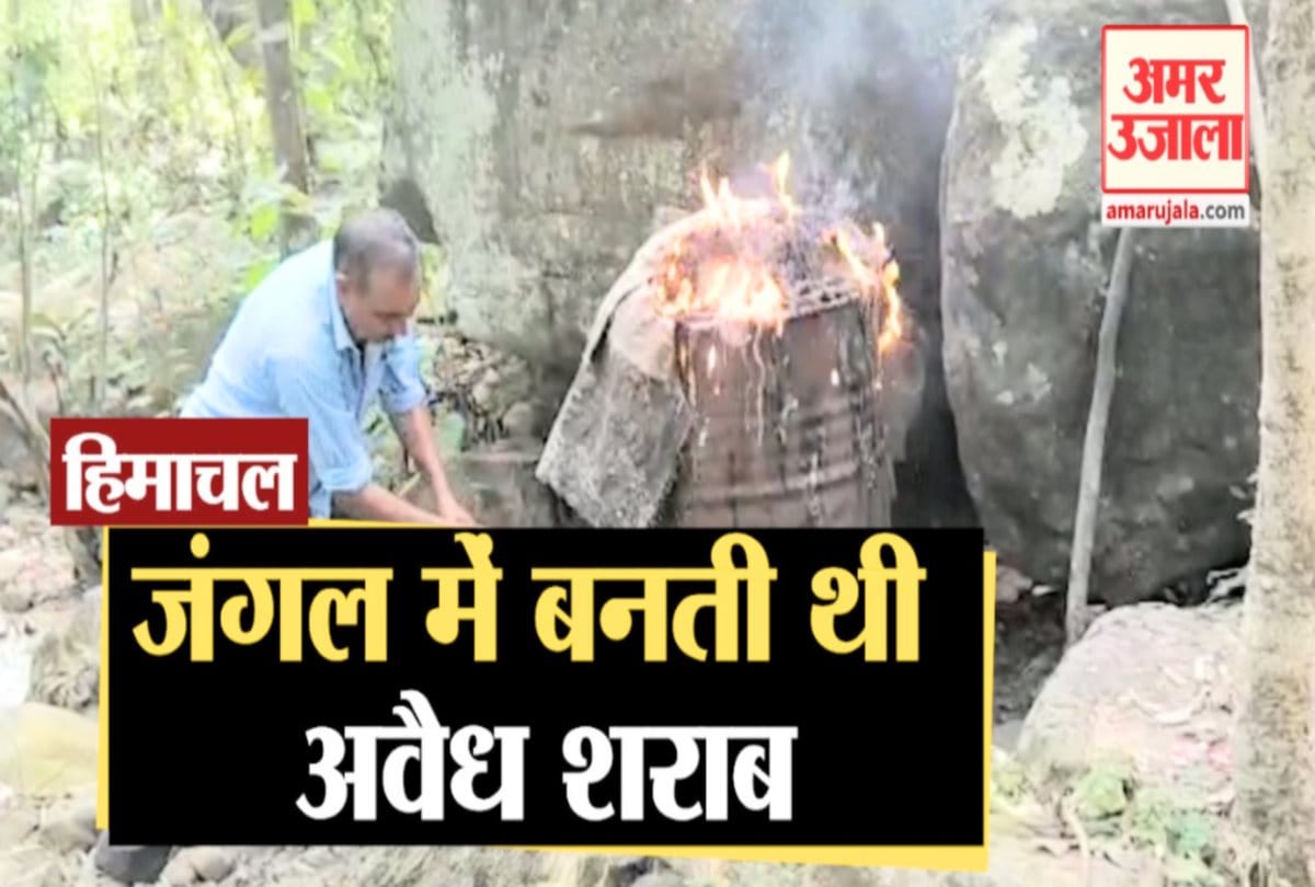 कच्ची शराब नष्ट की