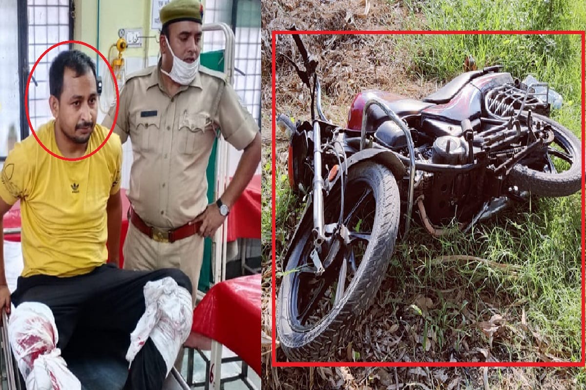 UP Crime News: A criminal injured in police encounter and arrested at Muzaffarnagar