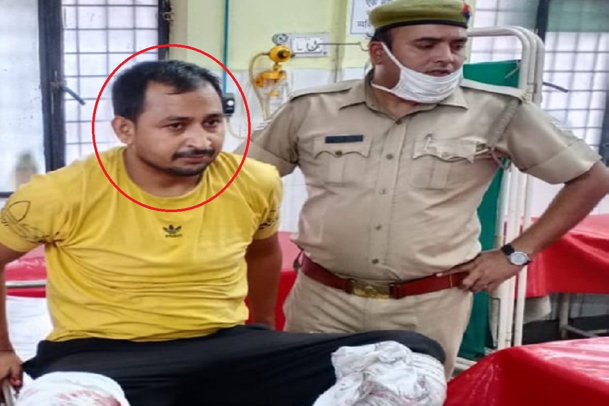 UP Crime News: A criminal injured in police encounter and arrested at Muzaffarnagar