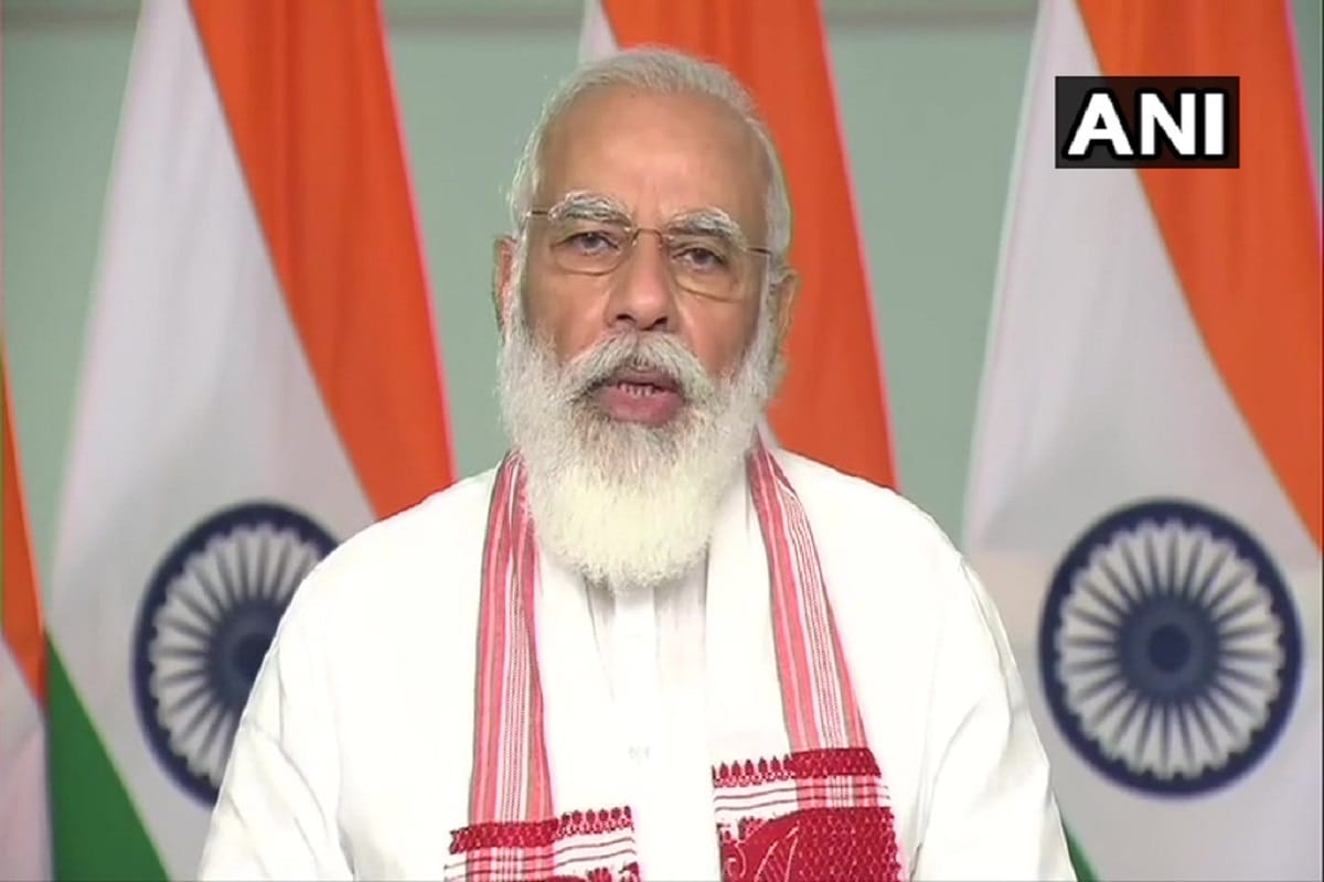 PM Narendra Modi addressing convocation of IIT Guwahati via video-conferencing