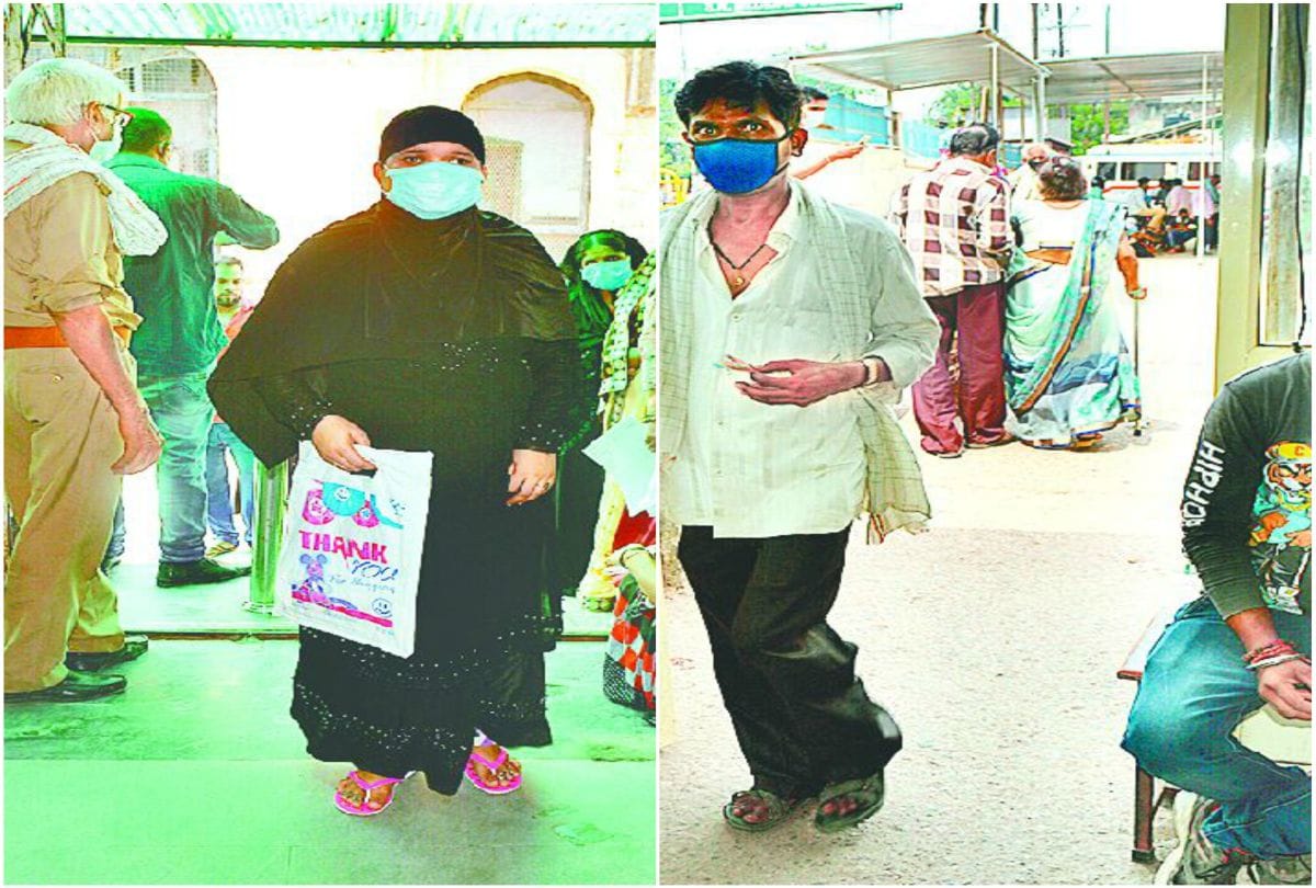 Sn Medical College Patients No Thermal screening And Hand Sanitize