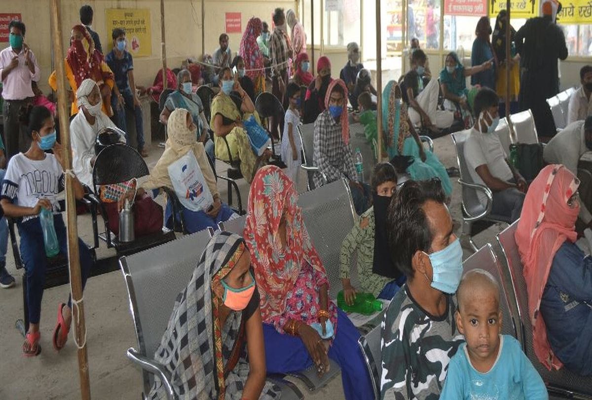 Sn Medical College Patients No Thermal screening And Hand Sanitize