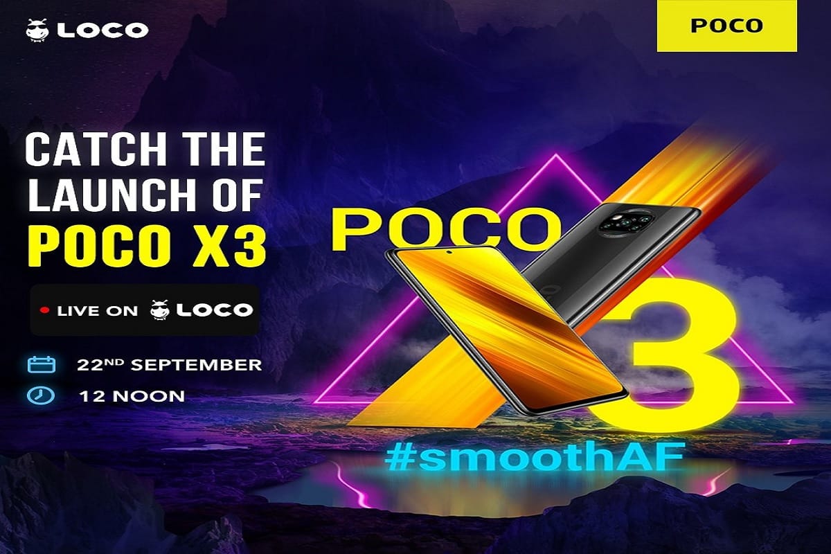 Poco X3 launch in India today how to watch live stream price offers and specifications