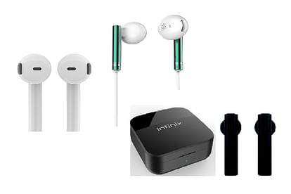 Snokor Irocker Stix Tws Earbuds And Bass Drops Wired Earphones