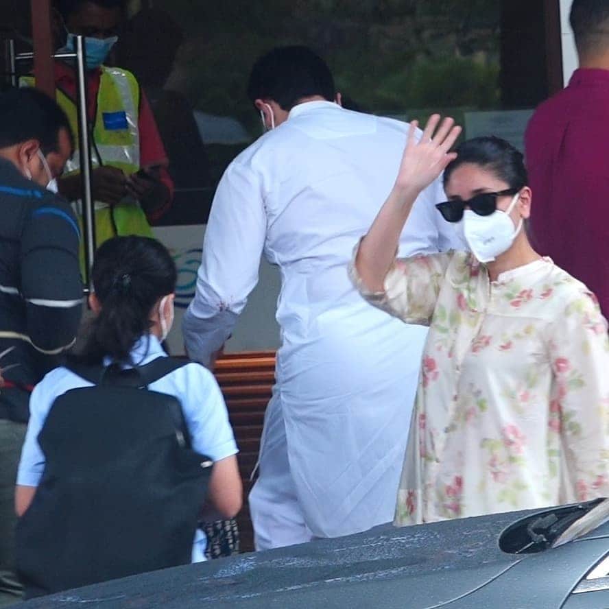 Kareena Kapoor Khan has left Mumbai for in laws home The Pataudi Palace will celebrate her wedding anniversary