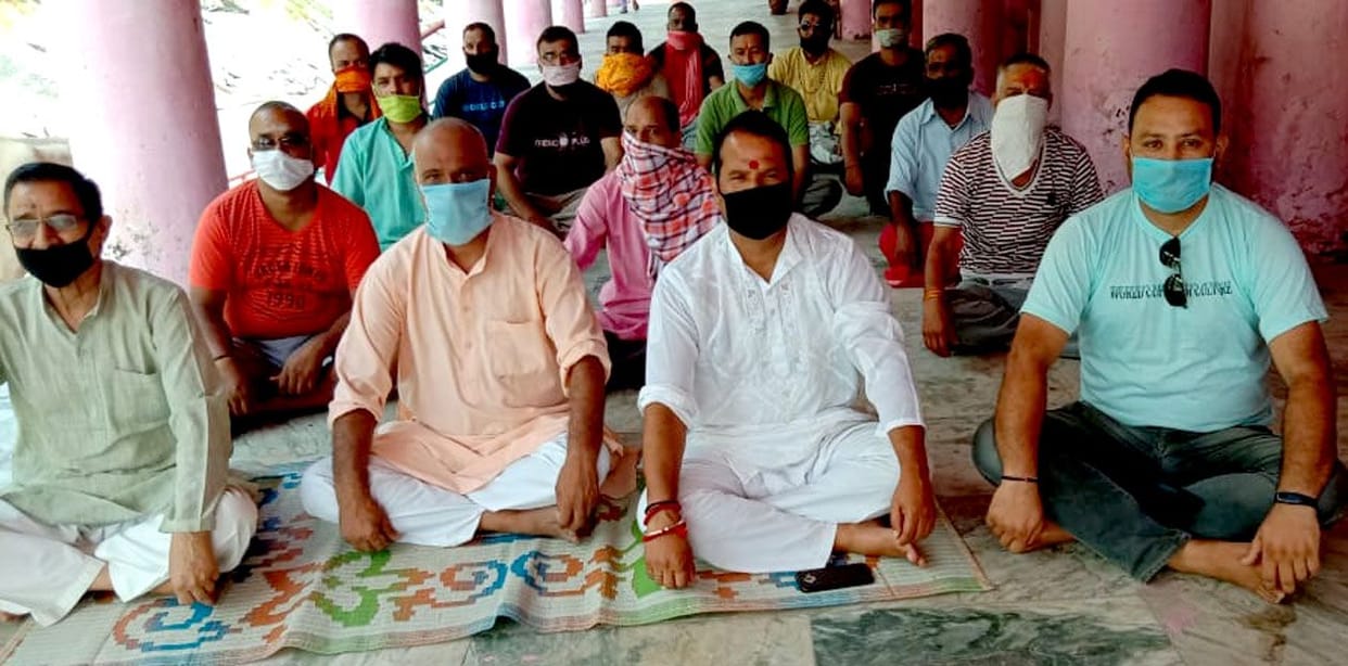 Strike continues against Master Plan and Devasthanam Board