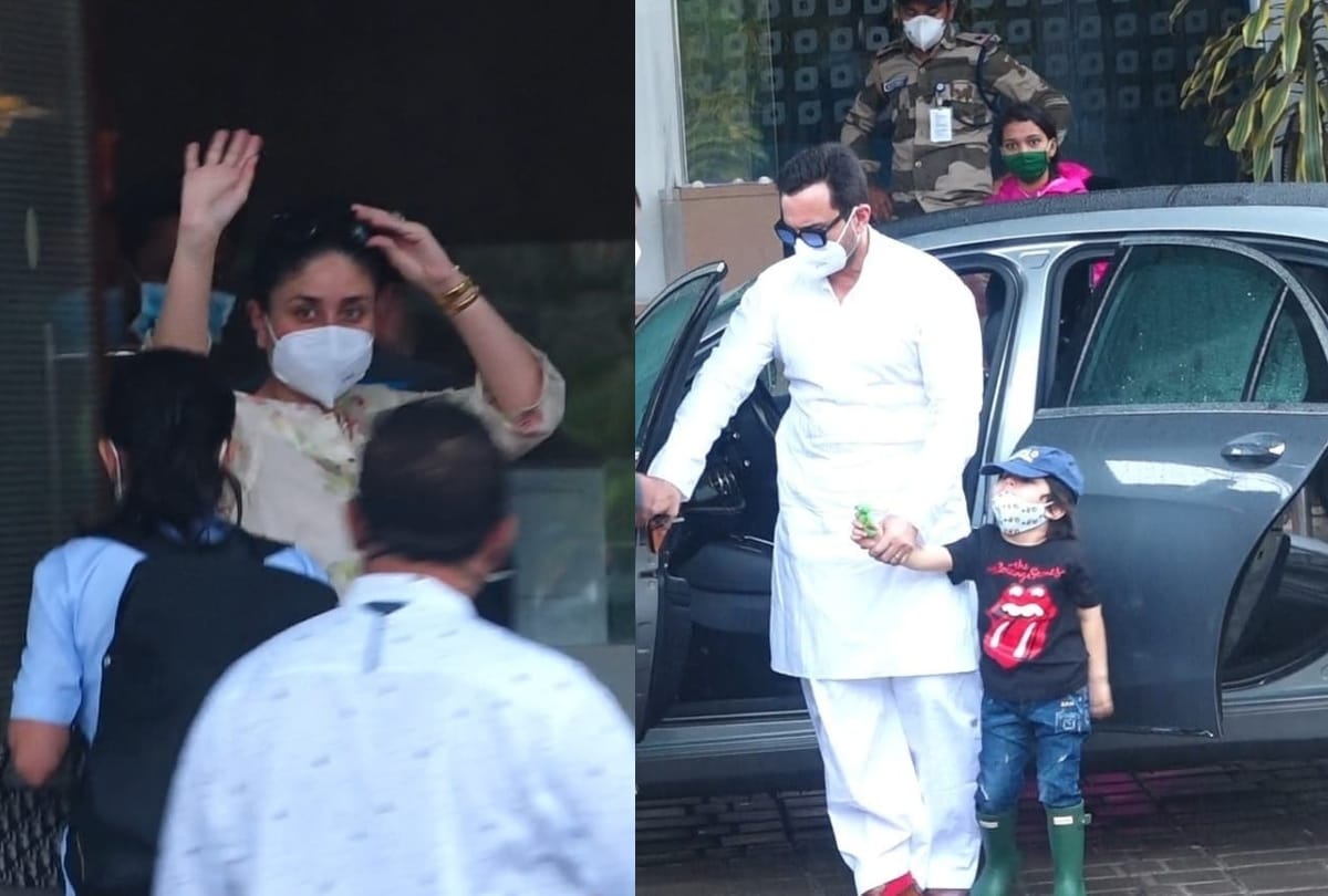 Kareena Kapoor Khan has left Mumbai for in laws home The Pataudi Palace will celebrate her wedding anniversary