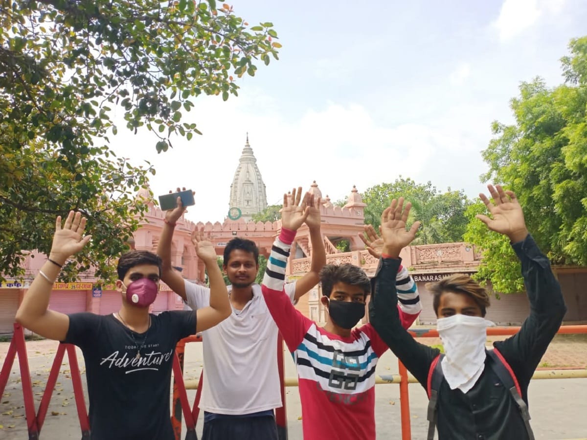 BHU vishwanath temple reopen today echoed with shout of Har Har Mahadev