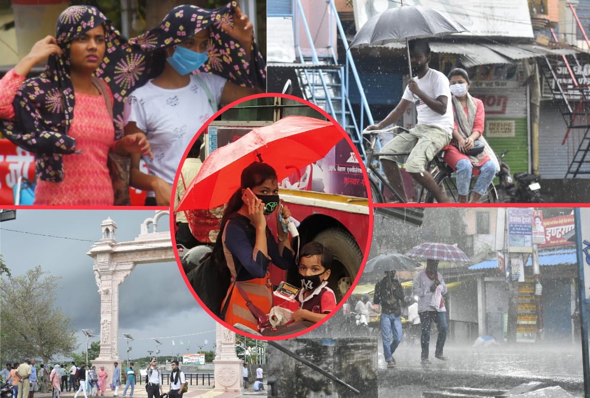 gorakhpur weather news pudate starts light rain see latest photos