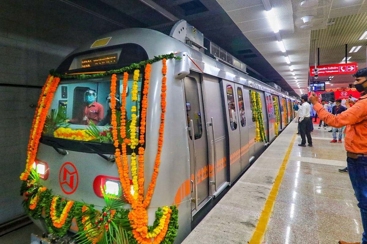 Chief Minister Ashok Gehlot inaugurates Phase 1 B of the Jaipur Metro