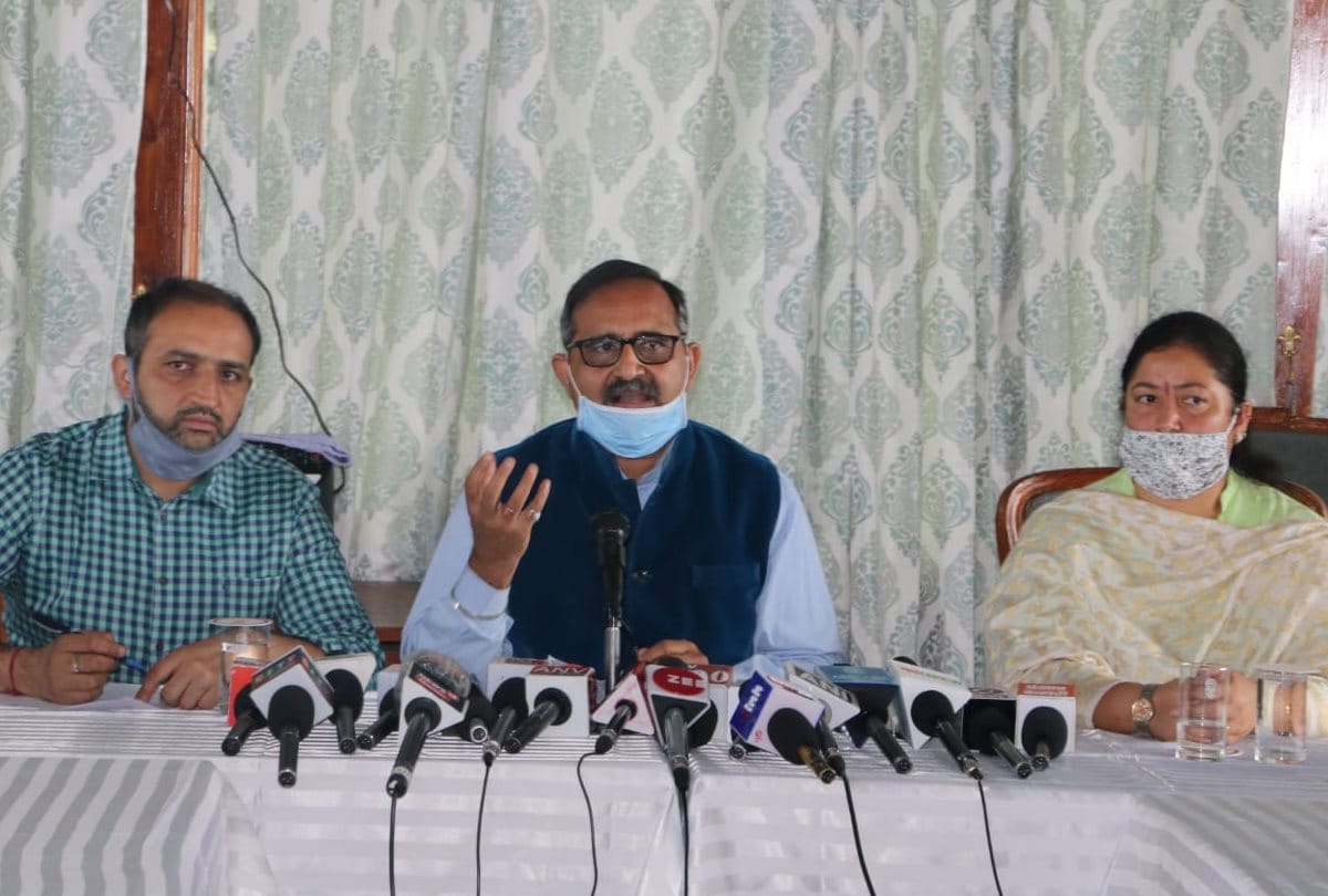 himachal bjp spokesperson randhir sharma press conference in shimla