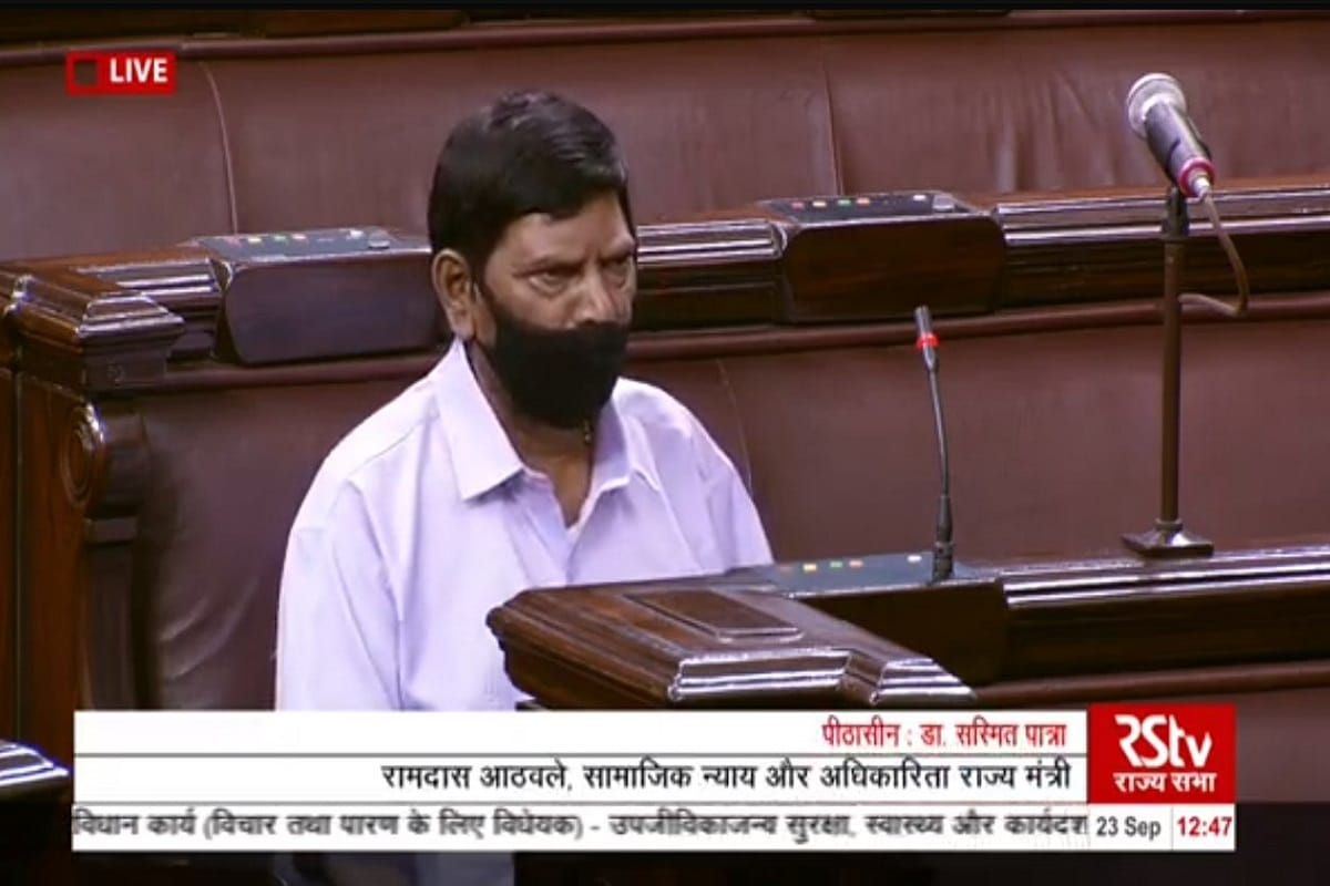 Ramdas Athawale Shayari in Rajya Sabha, says Modi ji ne liya hai apne upar sabhi majdooron ka bhaar