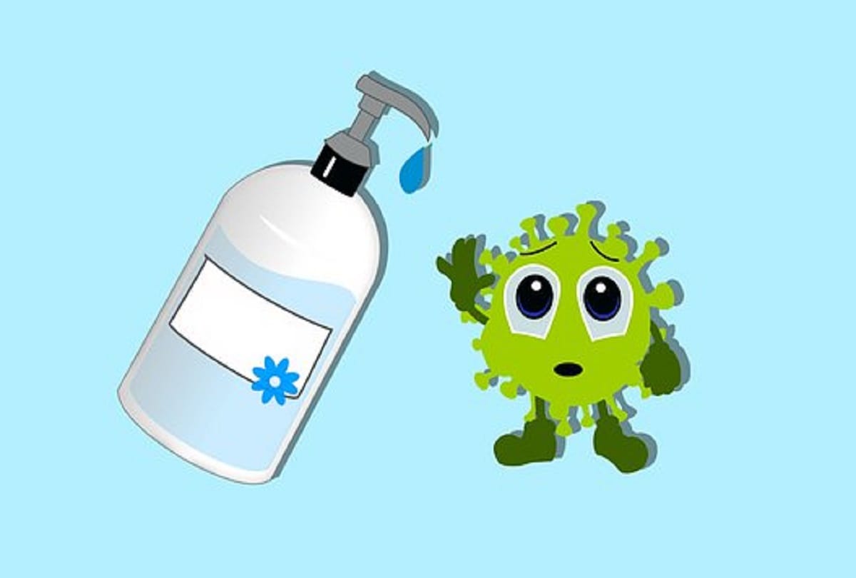 According to research hand sanitizer can harm children eyes
