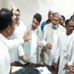 एसडीएम से कांग्रेस नेताओं की नोकझोंक