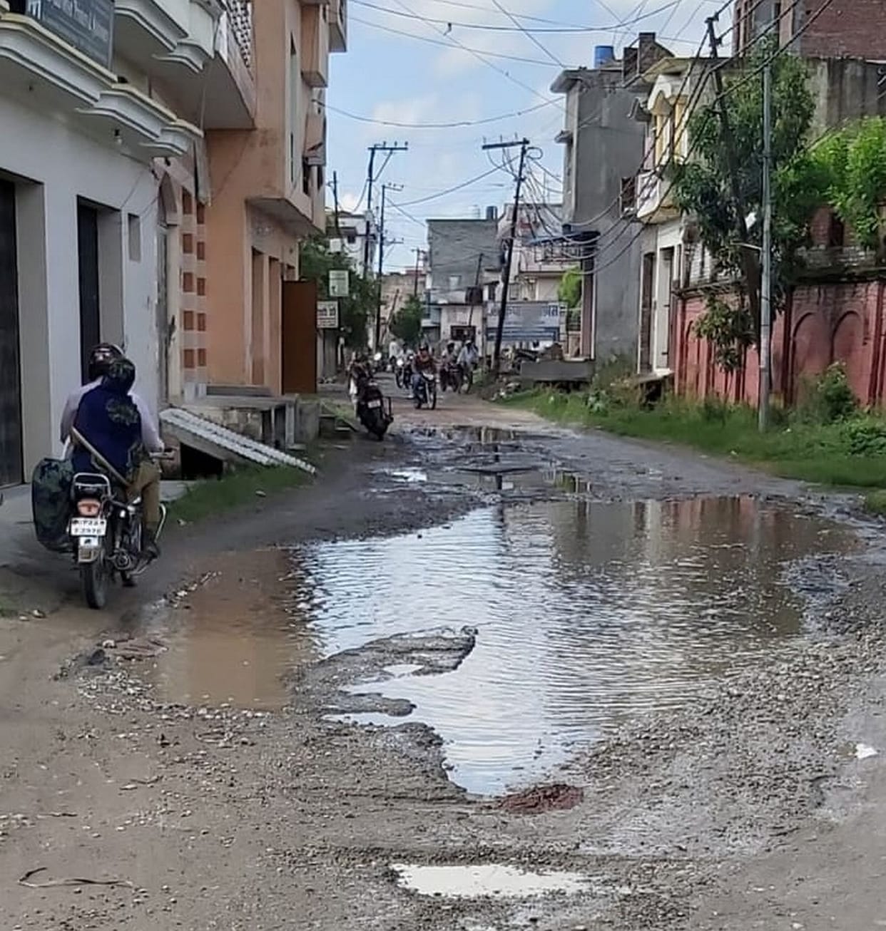 Road Maintance Work is Stucked