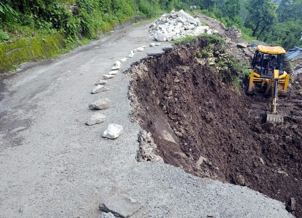 Dangerous journey on decaying roads