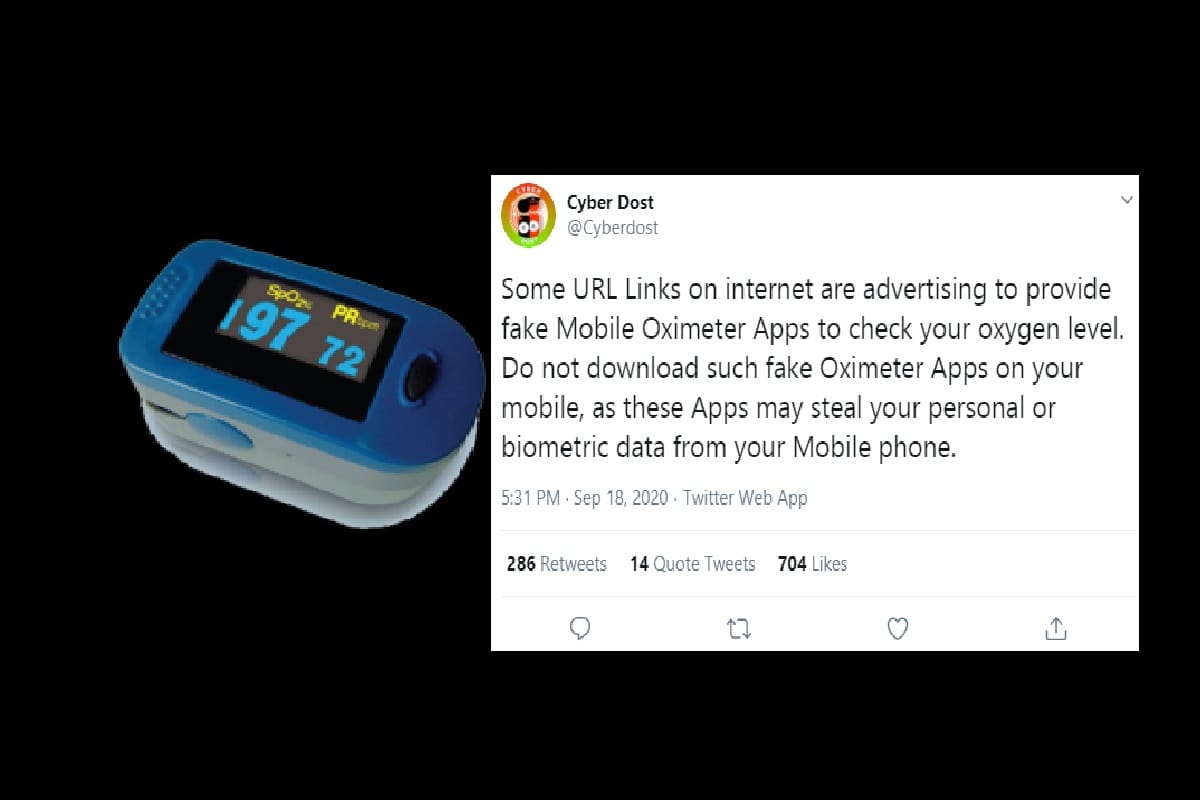 fake oximeter for demo