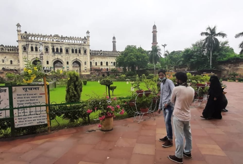 Imambara open for tourists in Lucknow.