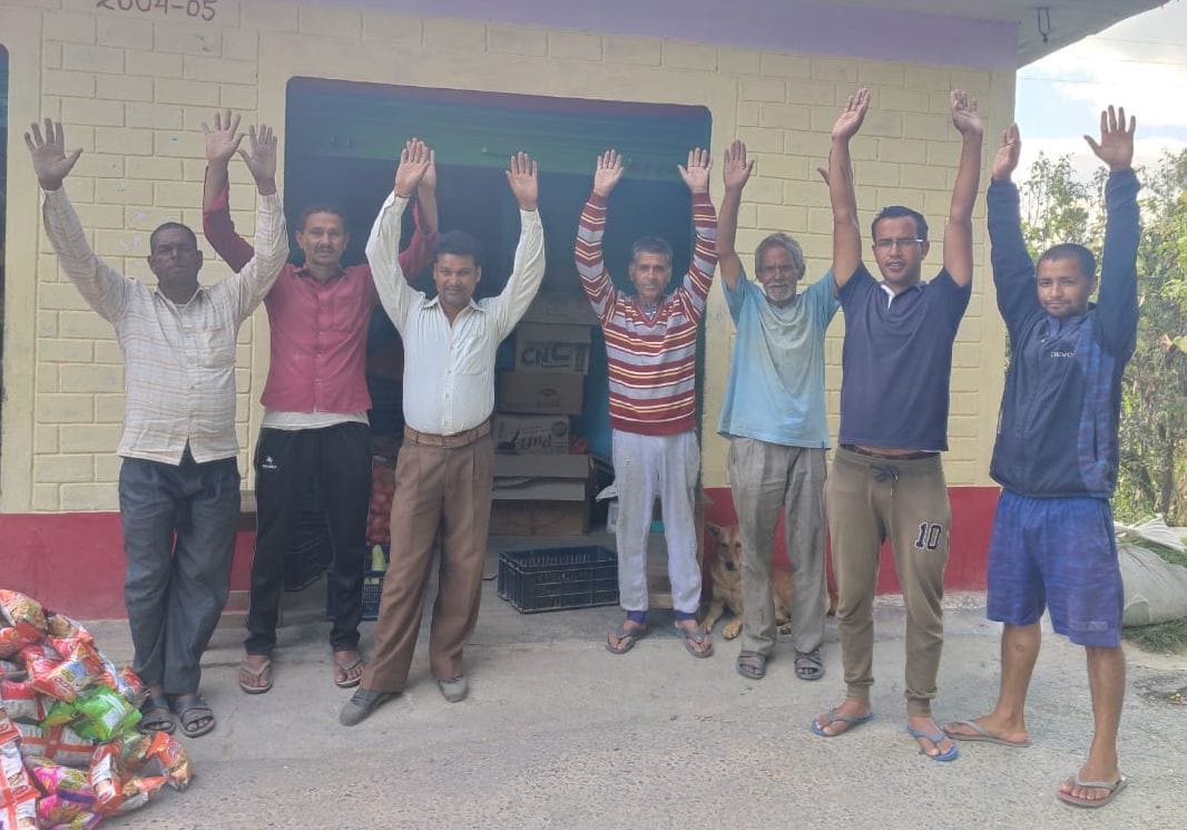 Protest against water institute for drinking water in Jaulari