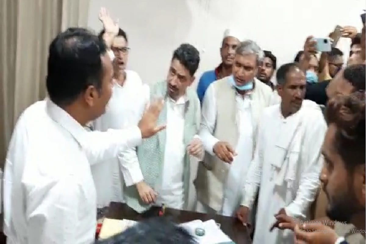 Saharanpur News: Congress workers have protest against the Agriculture Bill