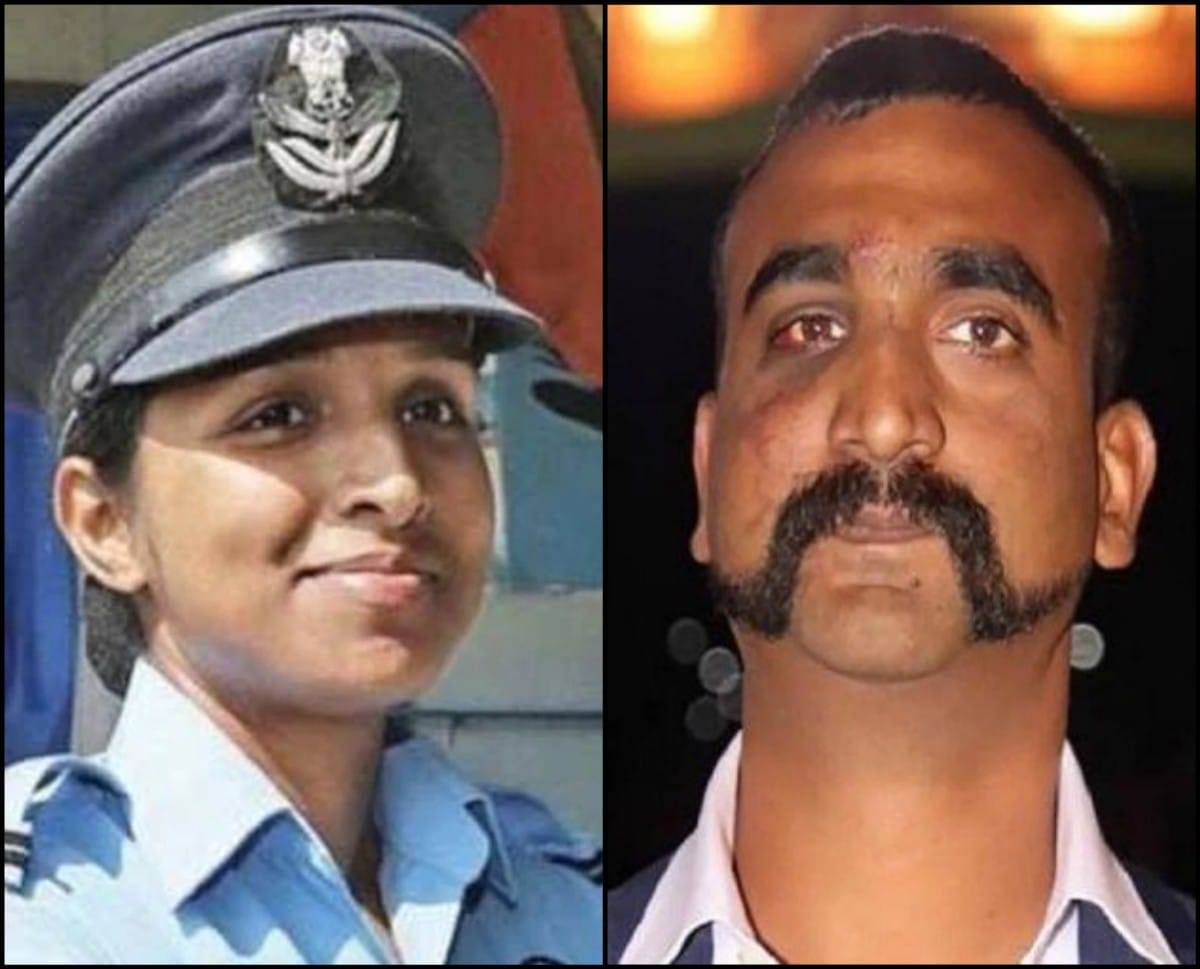 Shivangi has also worked with Wing Commander Abhinandan who killed Pakistani Air Force fighter jet