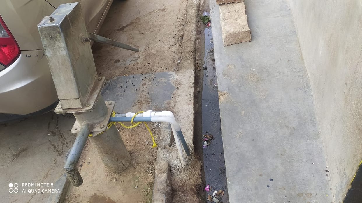 goverment handpump private motor