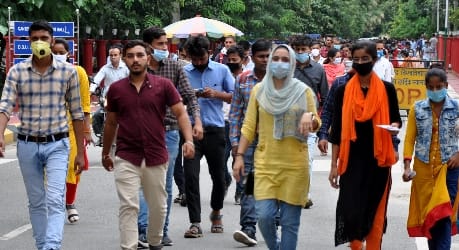 25% students left the examination in MSc entrance exam