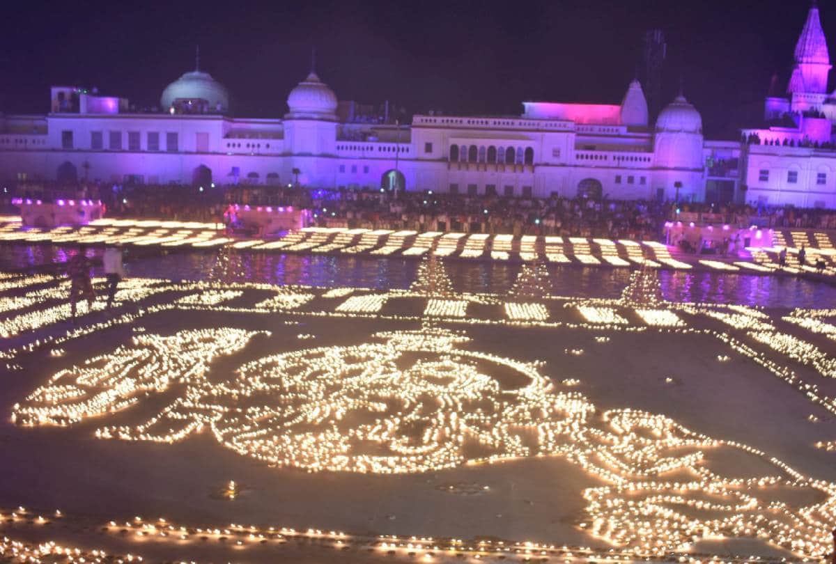 glimpse of ram mandir will be seen at ghats in deepotsav in ayodhya