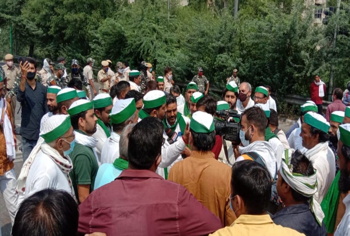 Farm Bill 2020 farmers protest against bill in delhi ncr noida delhi border blocked