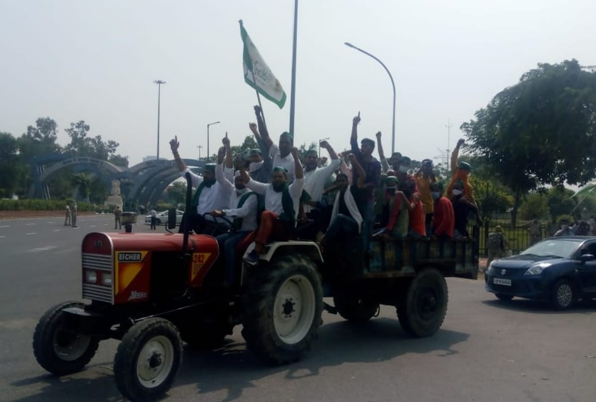 Farm Bill 2020 farmers protest against bill in delhi ncr noida delhi border blocked