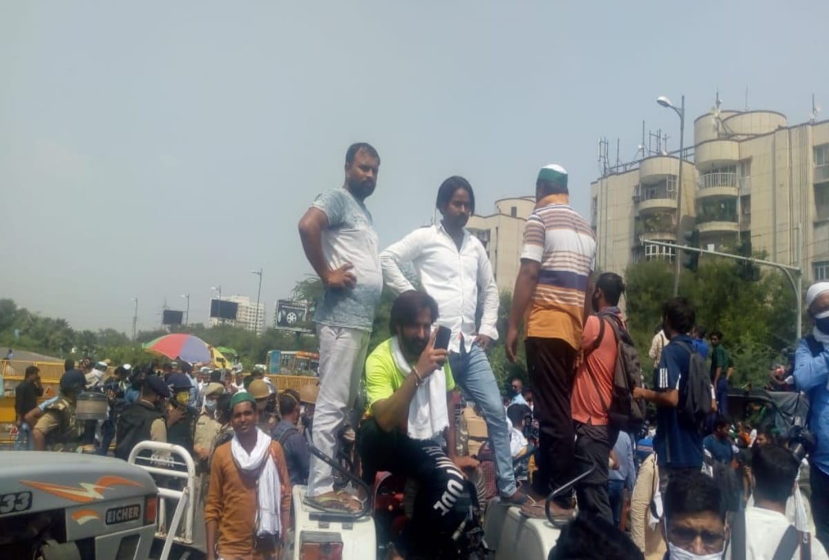 Farm Bill 2020 farmers protest against bill in delhi ncr noida delhi border blocked