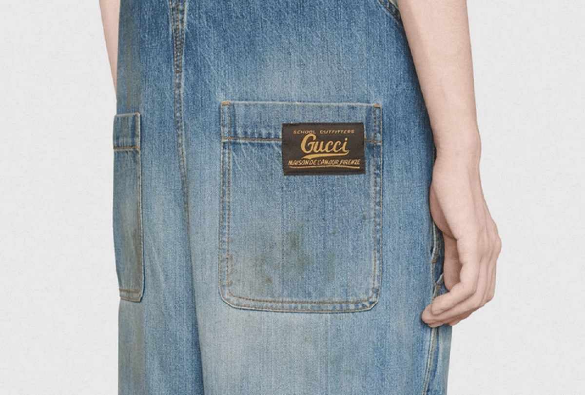 luxury brand gucci grass stain jeans in 88 thousand rupees pics viral on social media